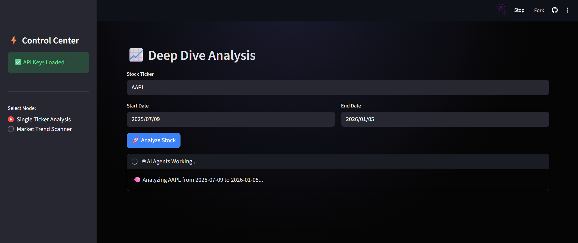 Stock Insights AI - Multi-Agent Research Terminal